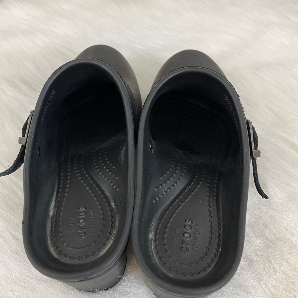 Crocs Sarah dual comfort Clogs Black Women's 8 - Picture 8 of 11